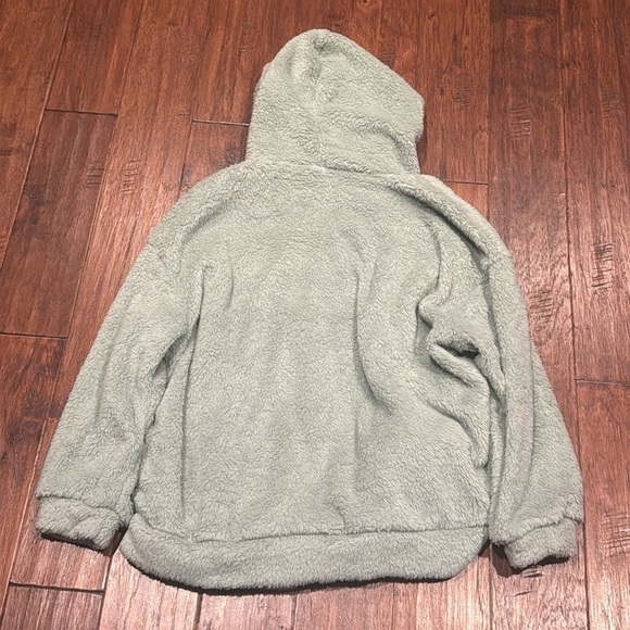 Green Women’s Hooded Sweater - Picture 5 of 6